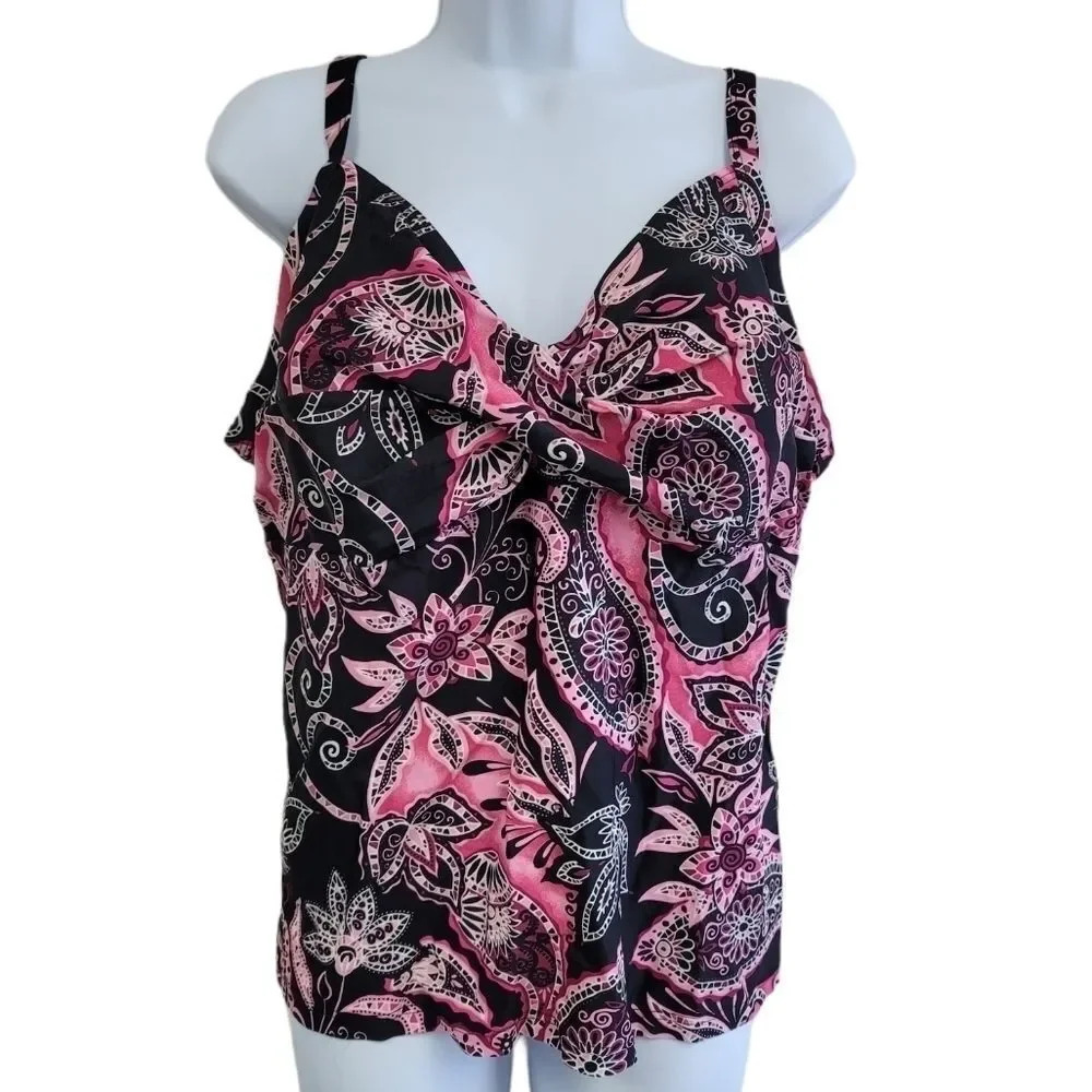 CROFT & Barrow Soft Cup Tankini Top